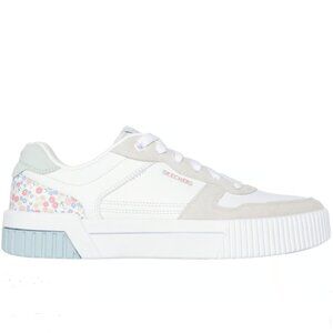 Skechers Jade Floral Print Suede Court Sneakers -Dainty Florals Size 9.5 NWT